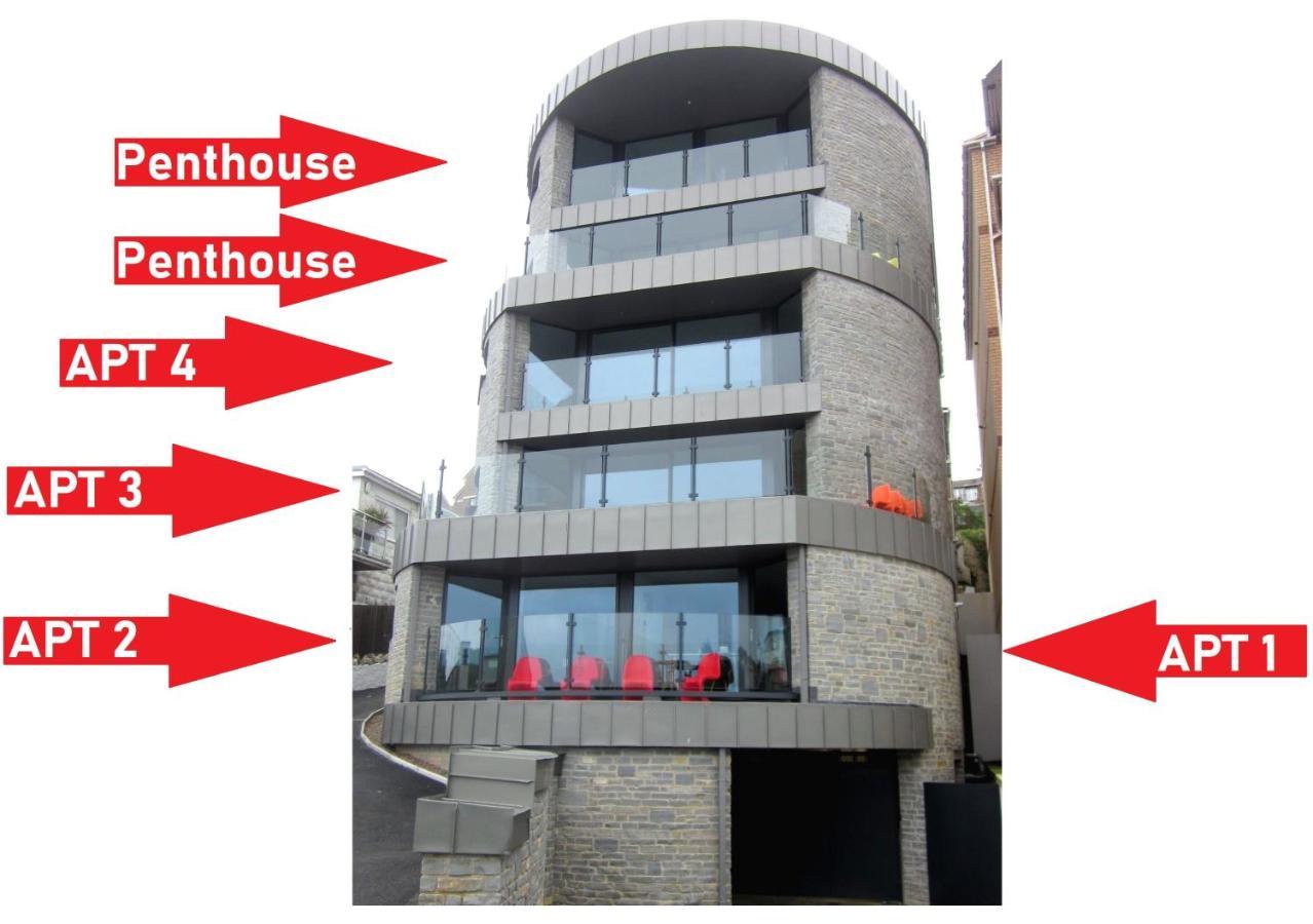 4 The View Apartments Ilfracombe - Seafront, Parking, Lift, Ev Esterno foto